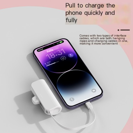 Mini 5000mAh Capsule Power Bank.