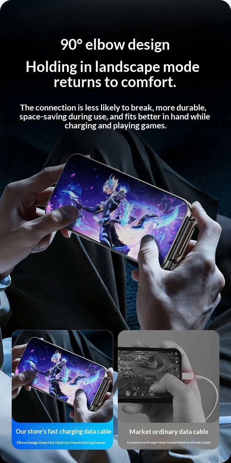 SPARKFLOW 2-in-1 Foldable Stand 240W Fast Charging Cable