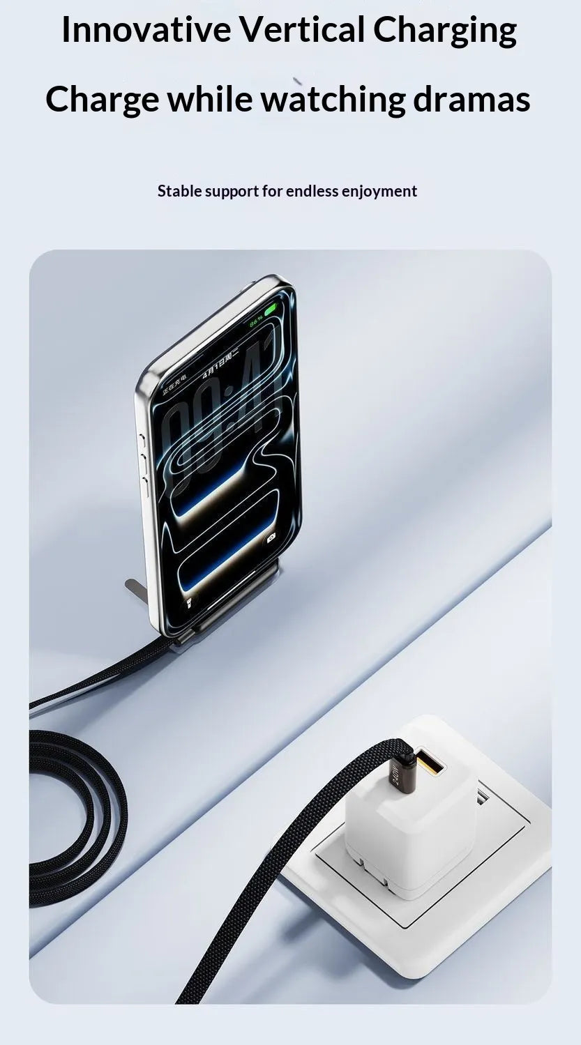 SPARKFLOW 2-in-1 Foldable Stand 240W Fast Charging Cable