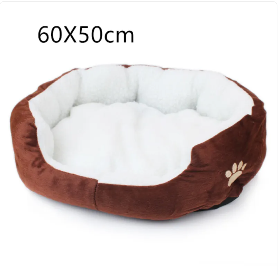 Cozy Lamb Cashmere Pet Bed – Soft & Warm Kennel for Dogs & Cats