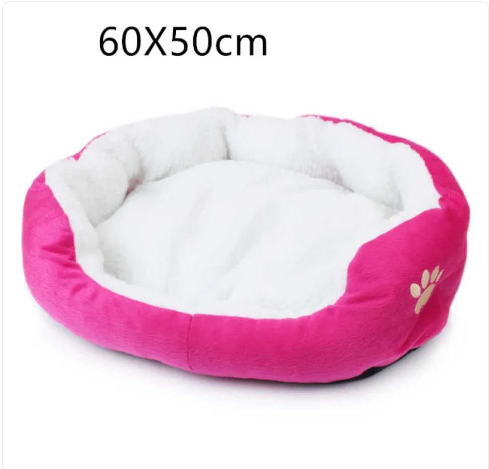 Cozy Lamb Cashmere Pet Bed – Soft & Warm Kennel for Dogs & Cats