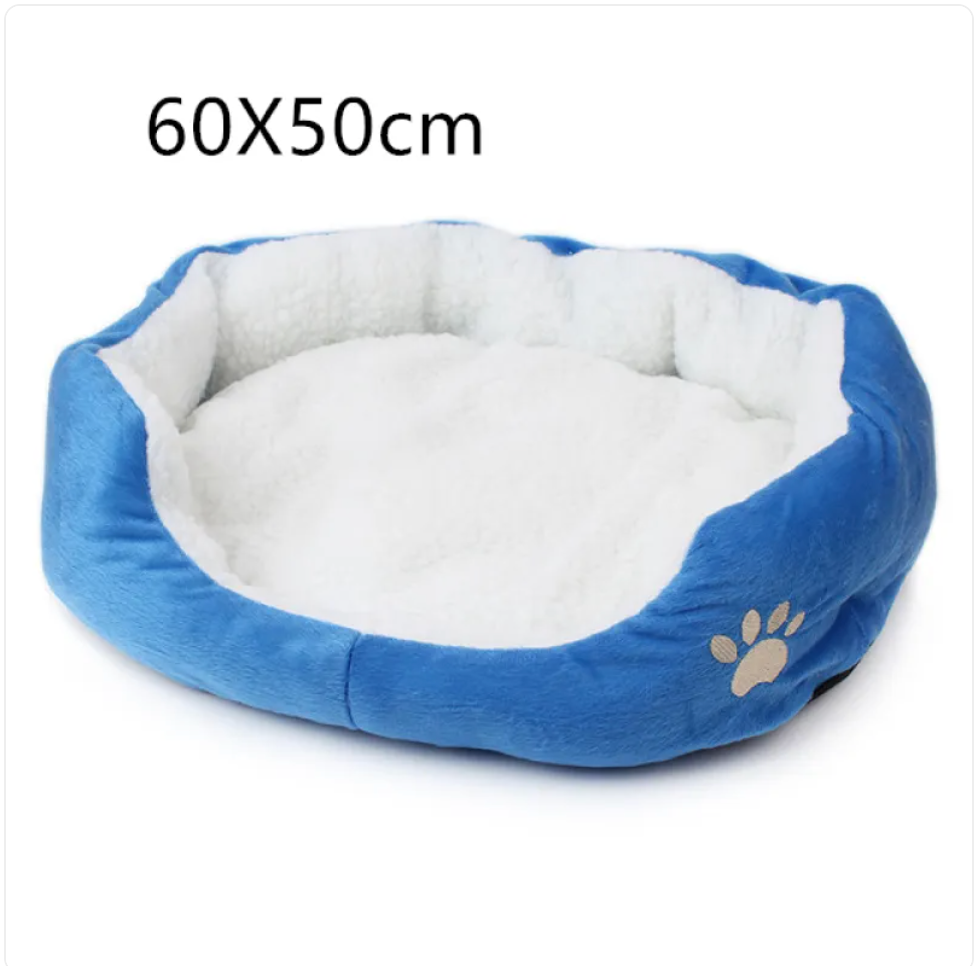 Cozy Lamb Cashmere Pet Bed – Soft & Warm Kennel for Dogs & Cats