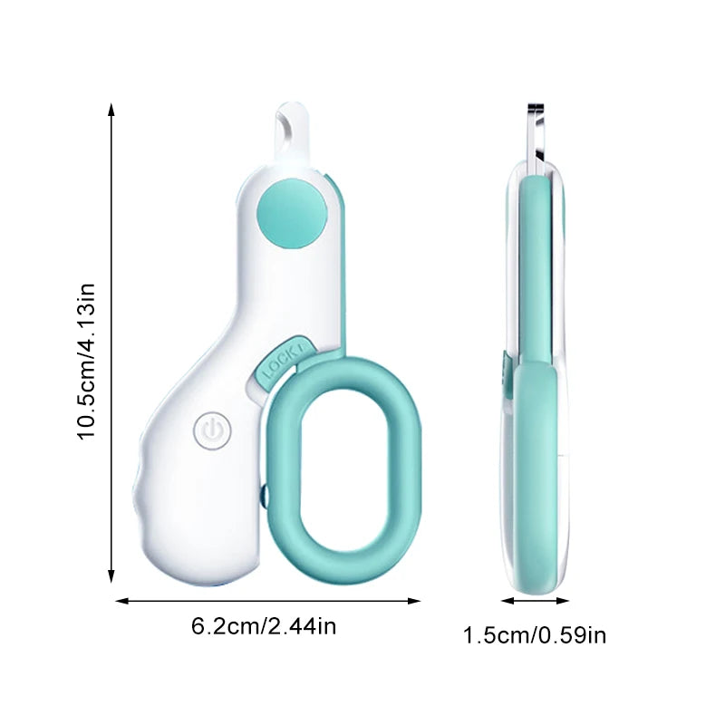ClawBeam™ LED Pet Nail Clippers for Cats & Small Dogs
