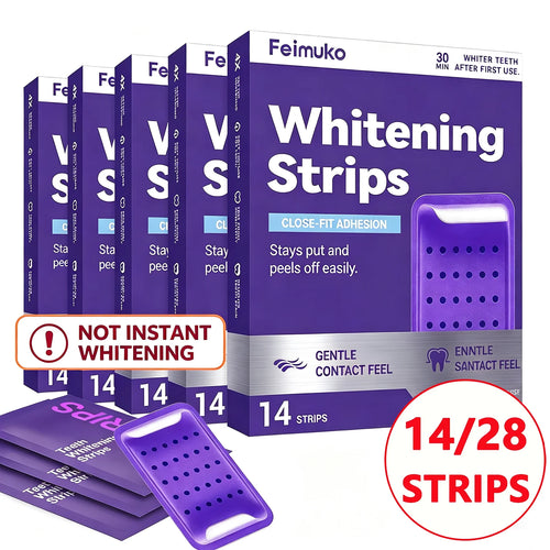 PearlPop™ Purple Whitening Strips – 14 or 28 Strips
