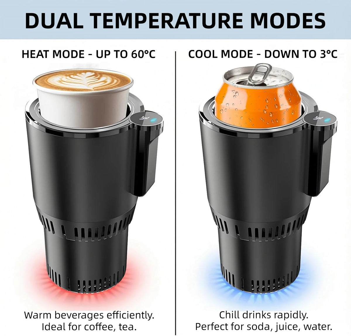 DriveTemp™ Car Cup Warmer & Cooler