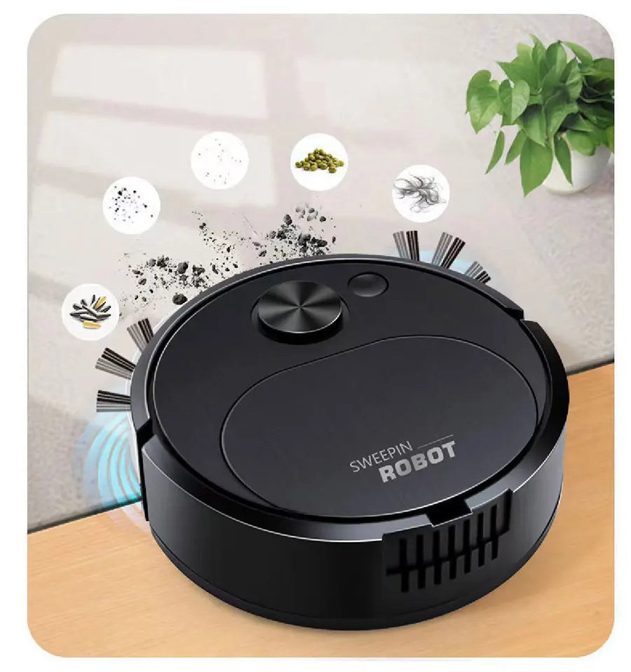 SweepMate™ 3-in-1 Mini Robot Vacuum