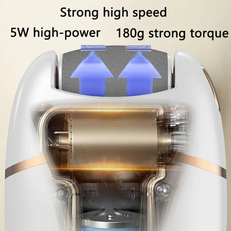 SmoothStep™ Rechargeable Foot File with 2 Grinding Heads