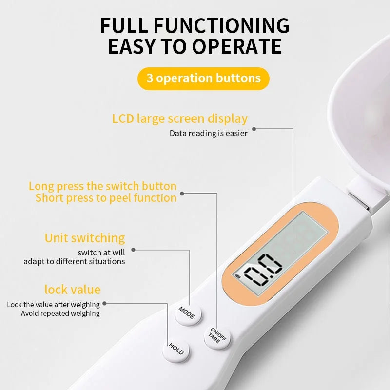 Kitchya™ Precision Digital Spoon Scale