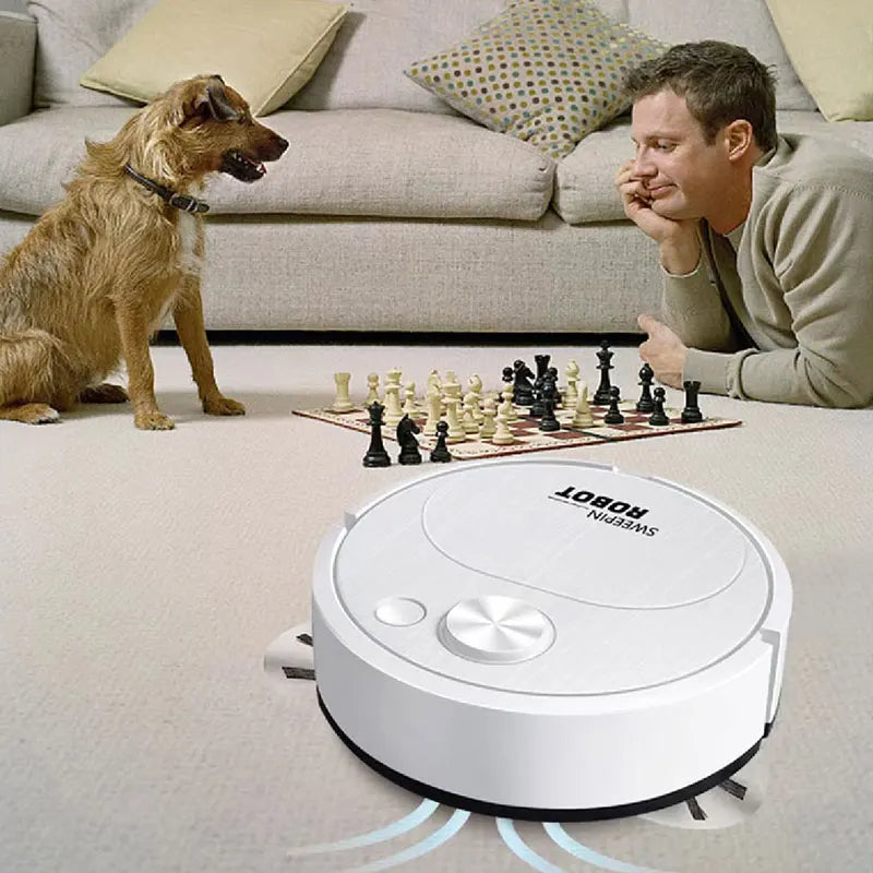 SweepMate™ 3-in-1 Mini Robot Vacuum
