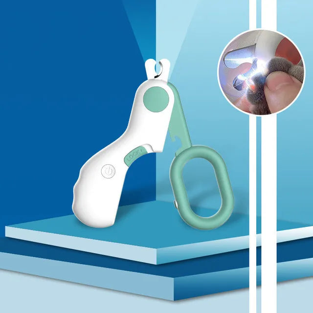ClawBeam™ LED Pet Nail Clippers for Cats & Small Dogs