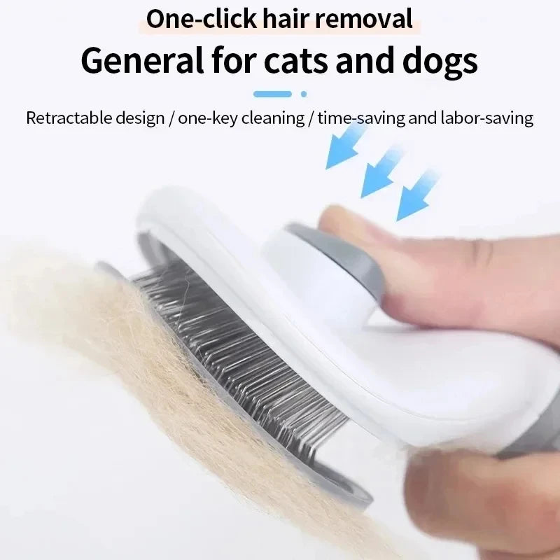 CoatGlide™ Self-Cleaning Pet Brush for Dogs & Cats