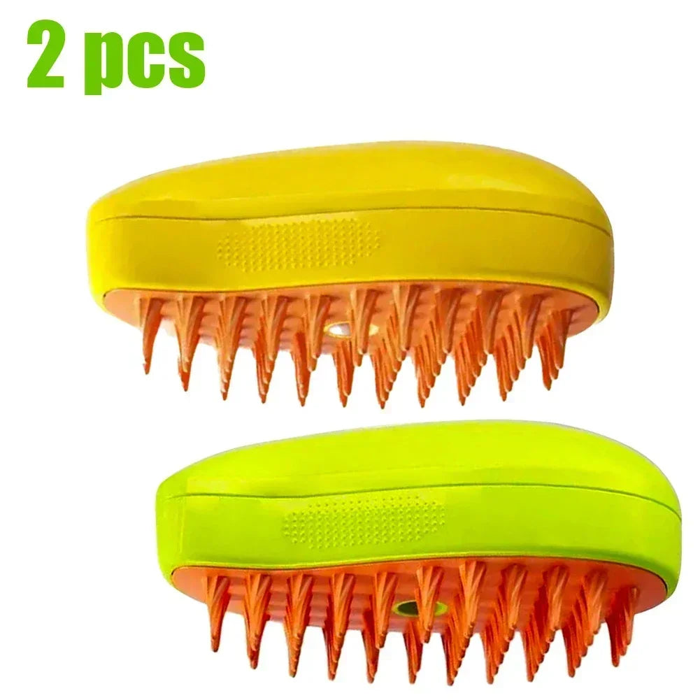 MistPaw™ Rechargeable Pet Grooming Brush with Spray
