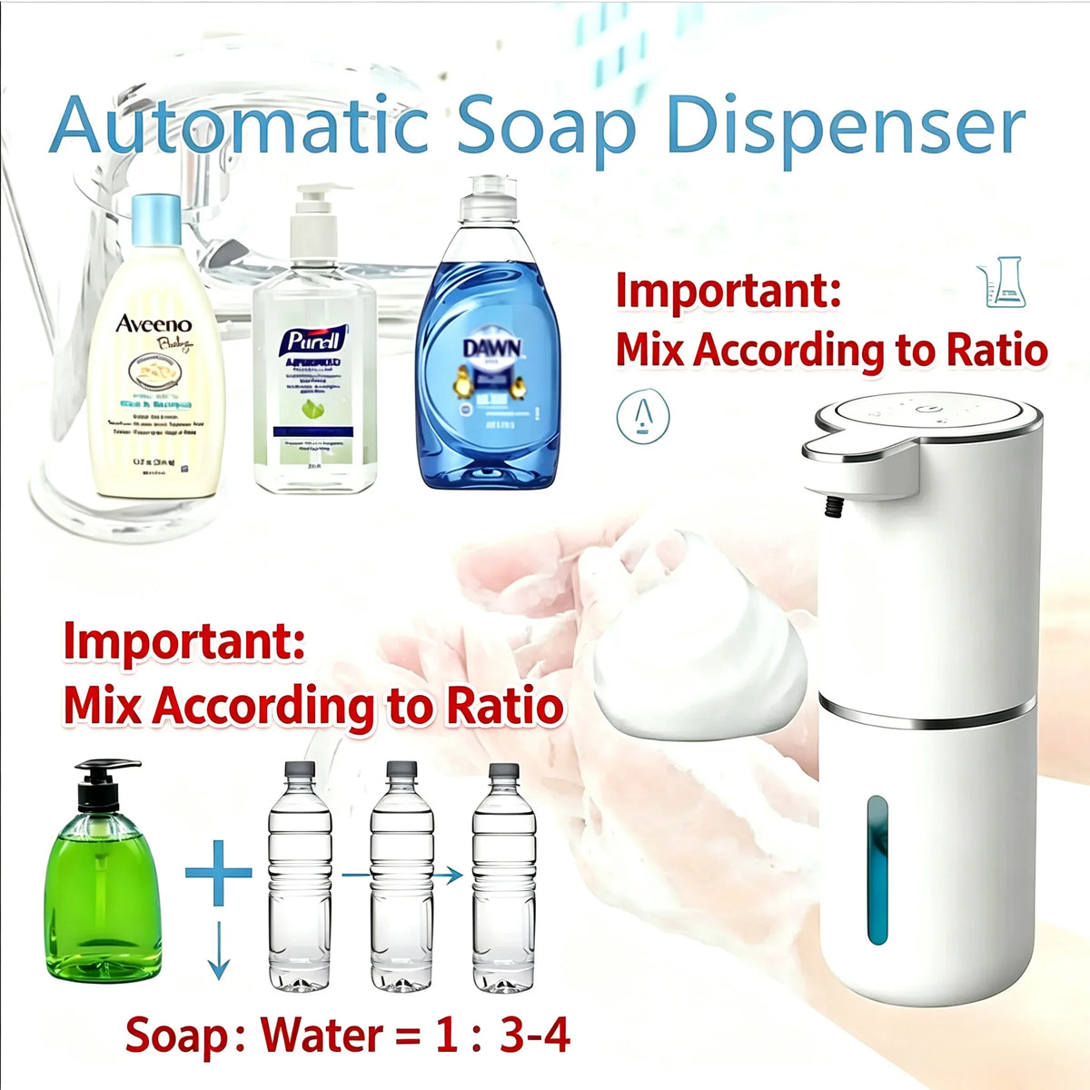 PureFlow™ Touchless Rechargeable Soap Dispenser