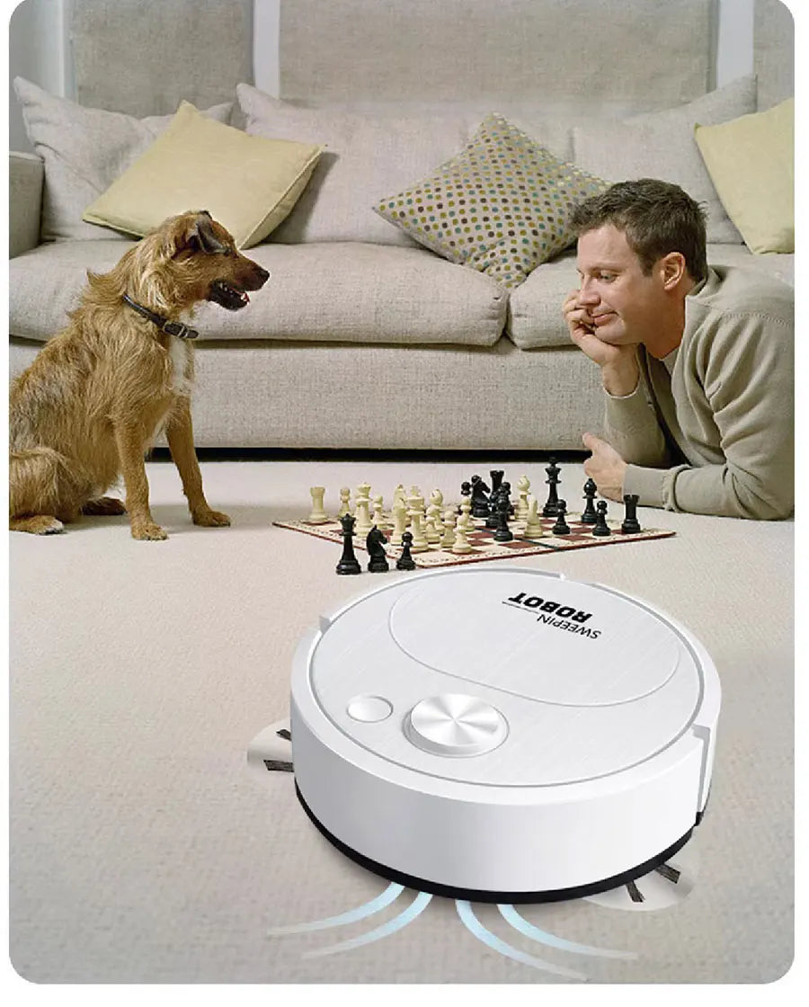 SweepMate™ 3-in-1 Mini Robot Vacuum