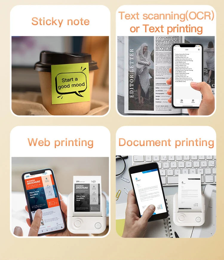 LabelPop™ Mini Thermal Sticker & Photo Printer
