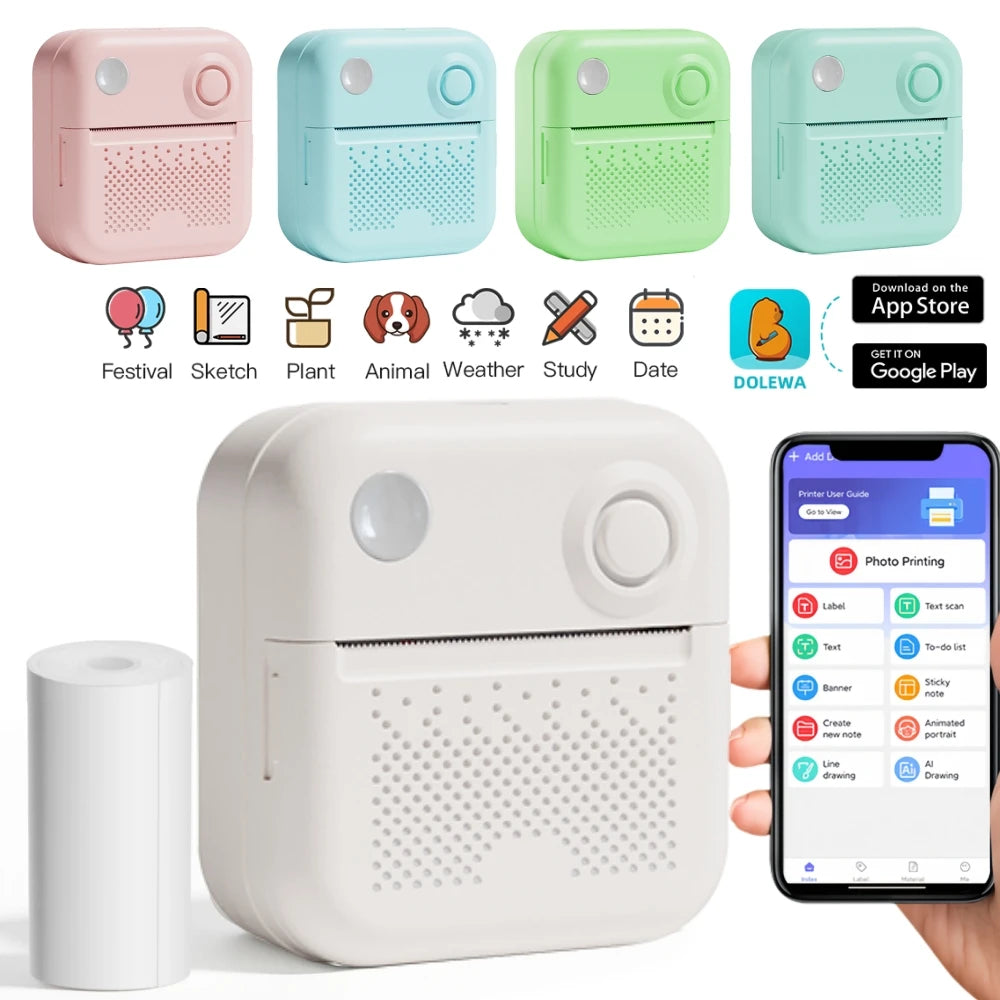 LabelPop™ Mini Thermal Sticker & Photo Printer