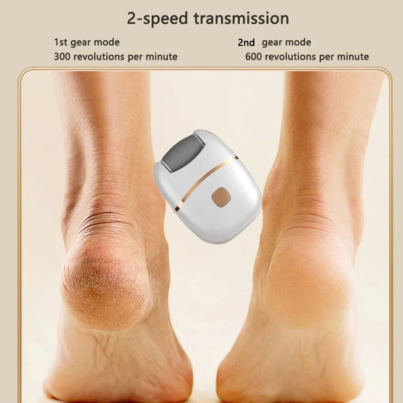 SmoothStep™ Rechargeable Foot File with 2 Grinding Heads