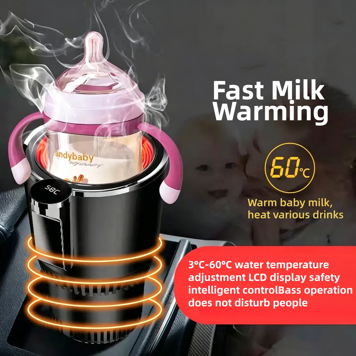DriveTemp™ Car Cup Warmer & Cooler