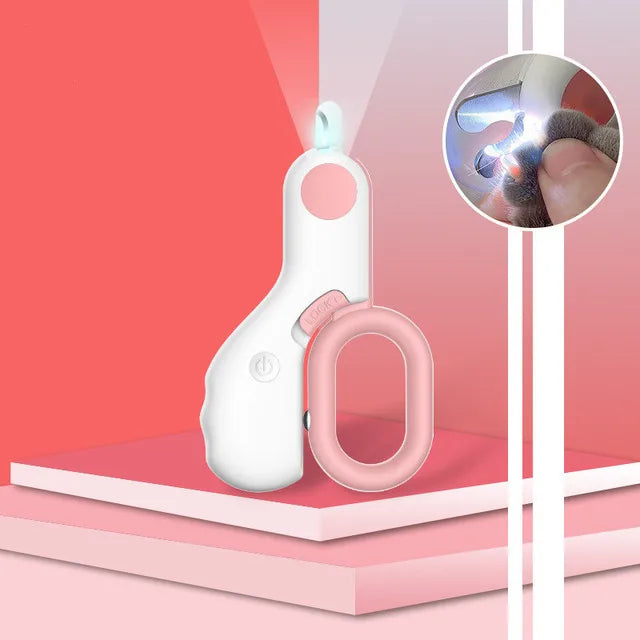 ClawBeam™ LED Pet Nail Clippers for Cats & Small Dogs