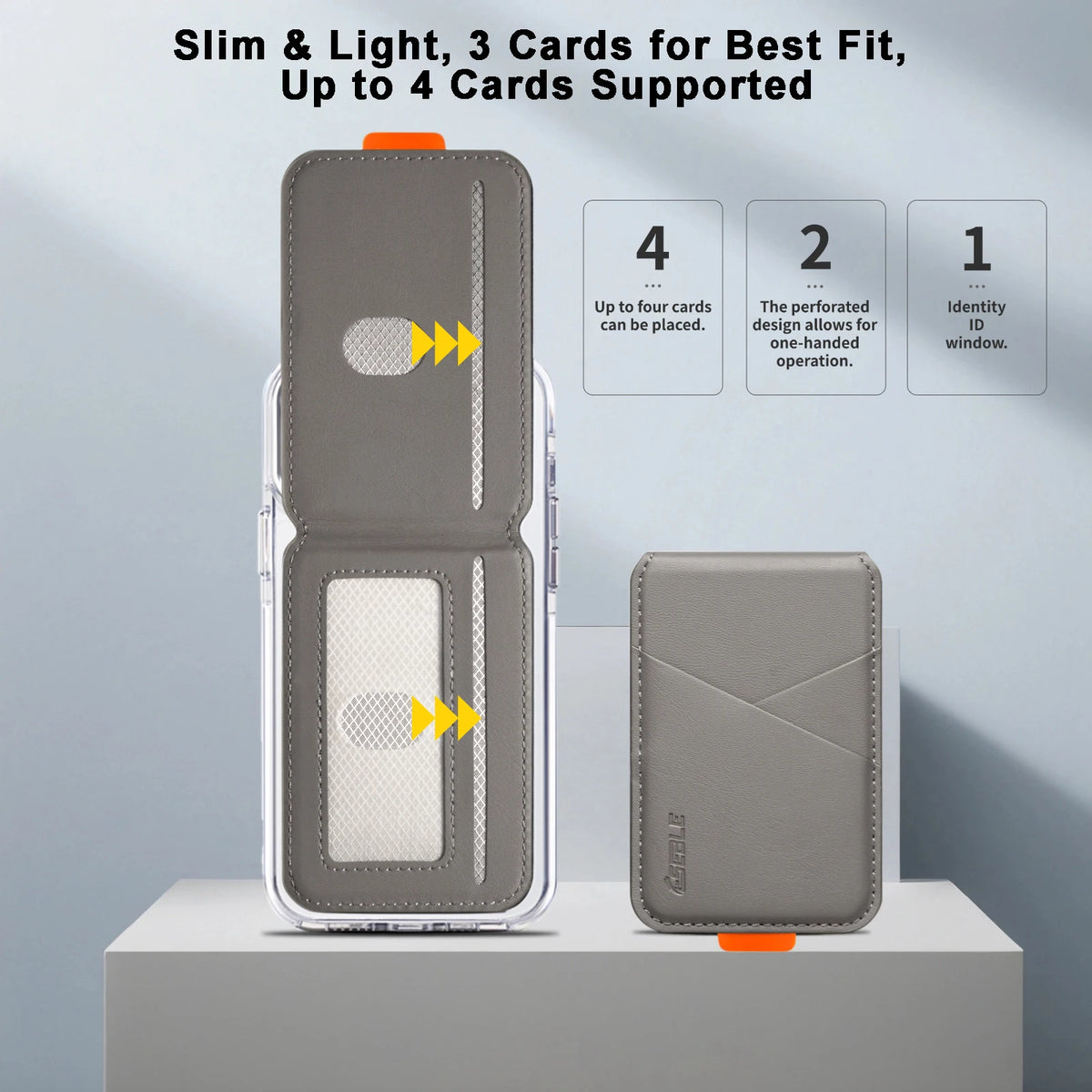 MagVault™ Magnetic Phone Card Holder Wallet – RFID Blocking, MagSafe Compatible