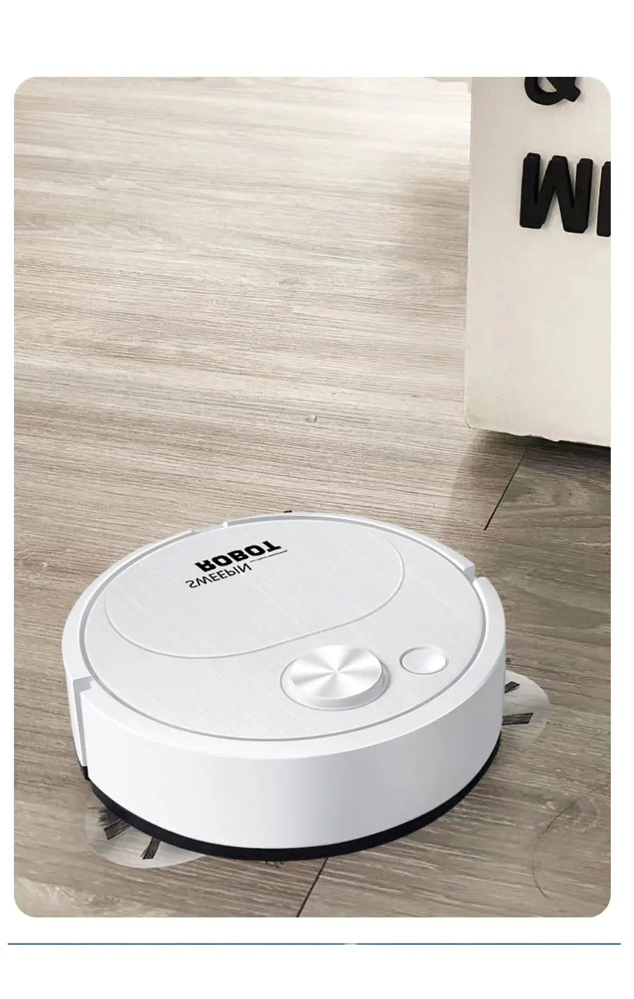 SweepMate™ 3-in-1 Mini Robot Vacuum