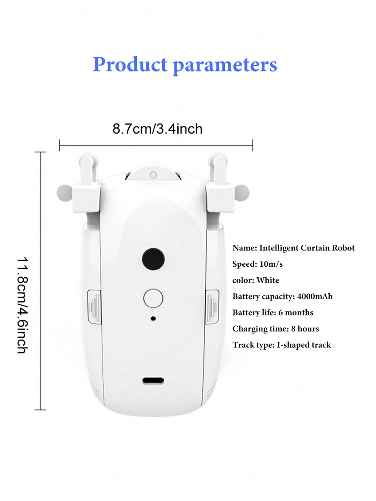 CurtainEase™ Hub-Free Smart Curtain Motor