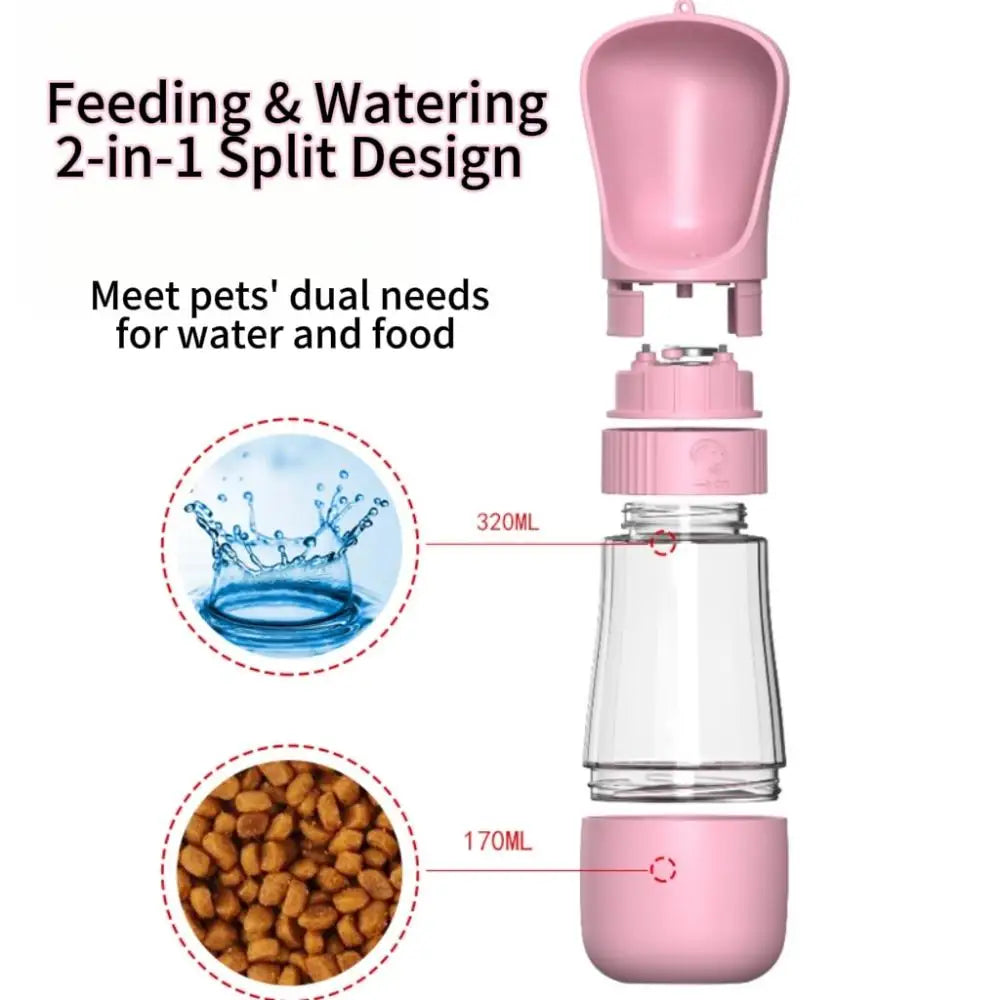 PawSip™ Portable Pet Water Bottle | Water & Food Options