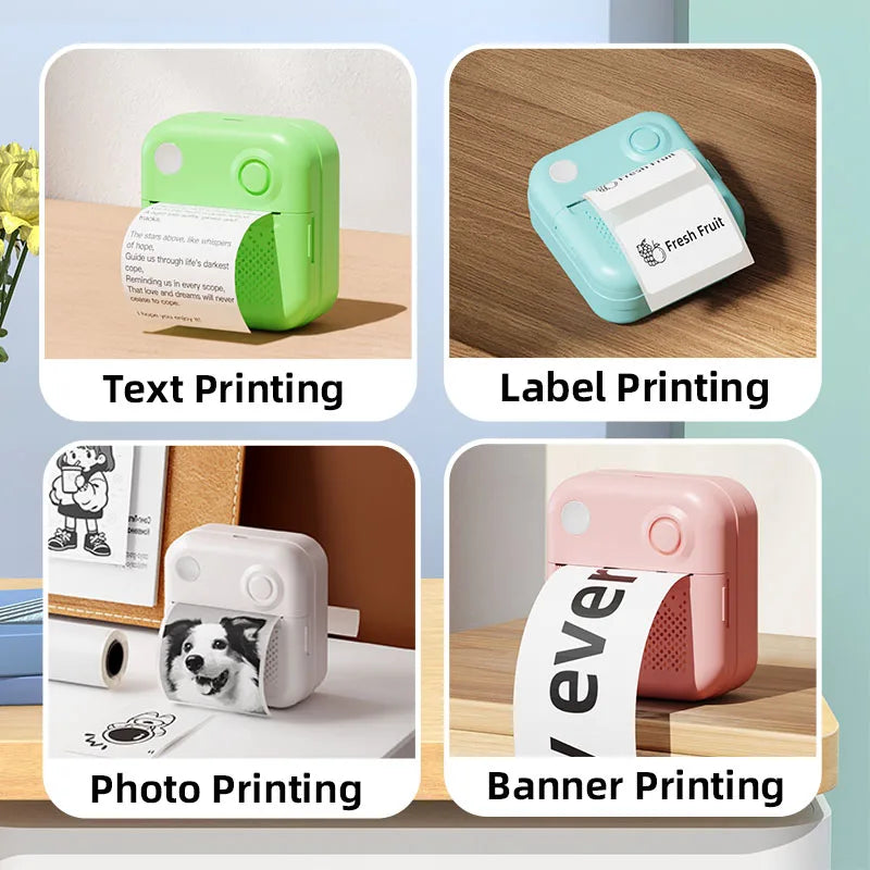 LabelPop™ Mini Thermal Sticker & Photo Printer