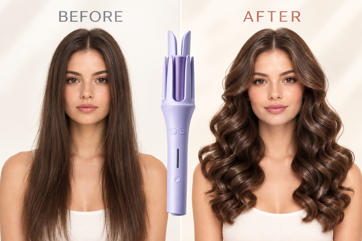 Before & After Hair Curler