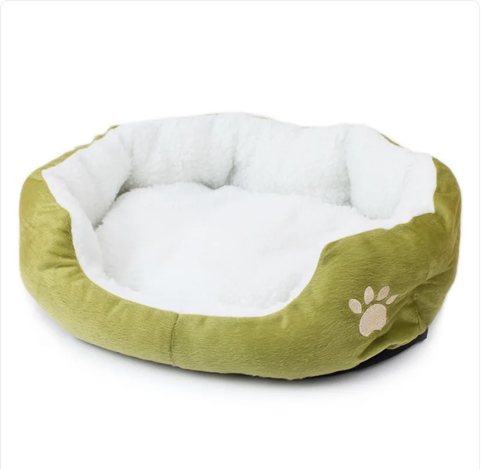 Cozy Lamb Cashmere Pet Bed – Soft & Warm Kennel for Dogs & Cats