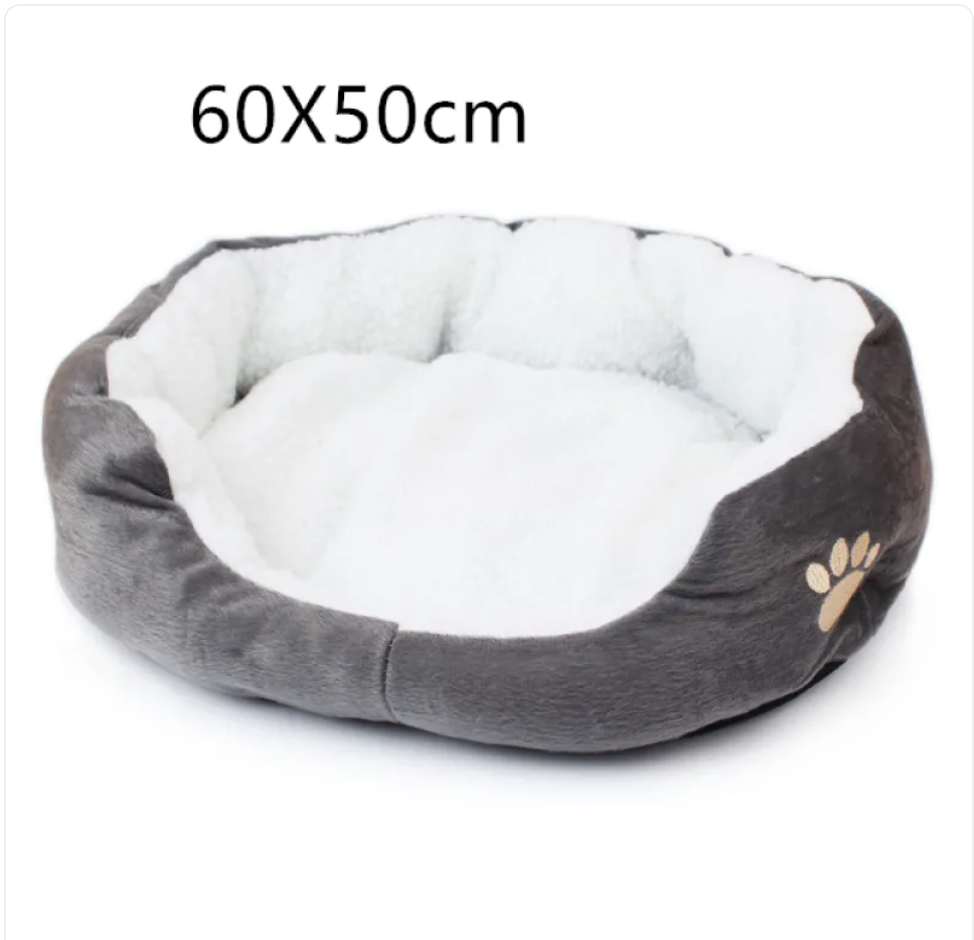 Cozy Lamb Cashmere Pet Bed – Soft & Warm Kennel for Dogs & Cats